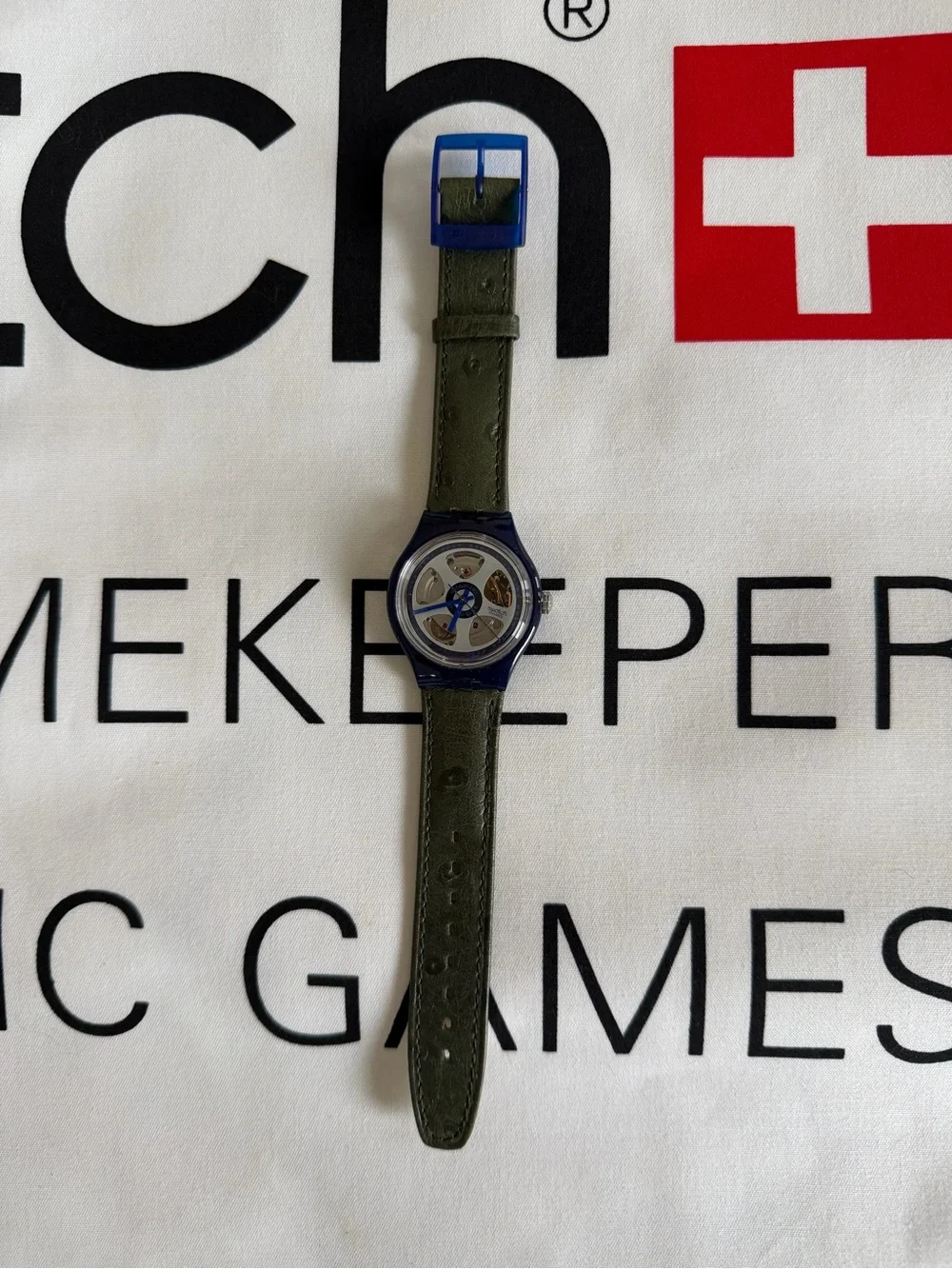 Vintage 1993 Swatch Automatic BARU SAN102